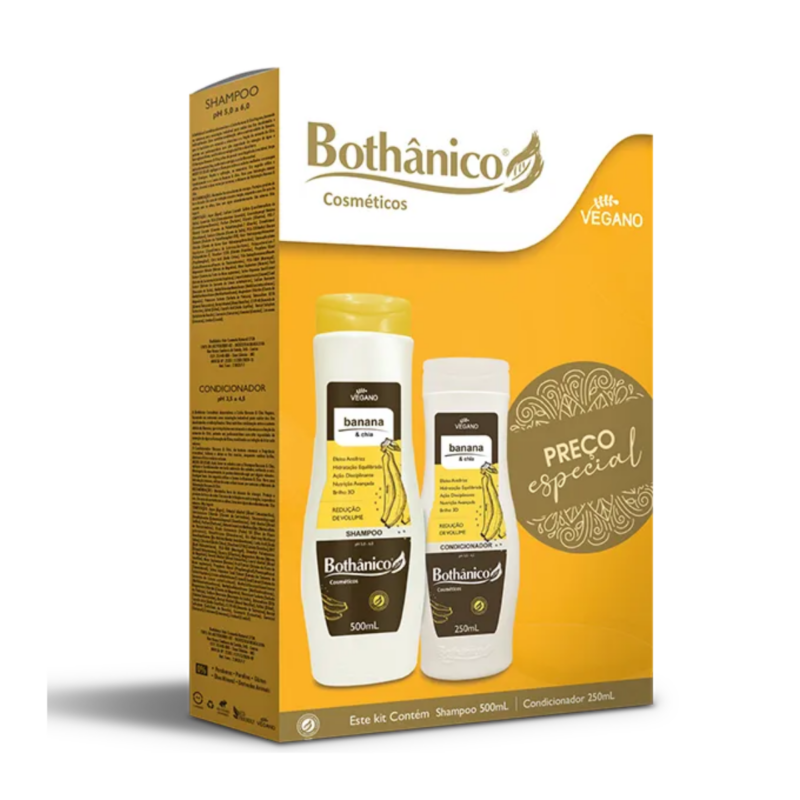 Kit Banana & Chia - Bothânico Cosméticos