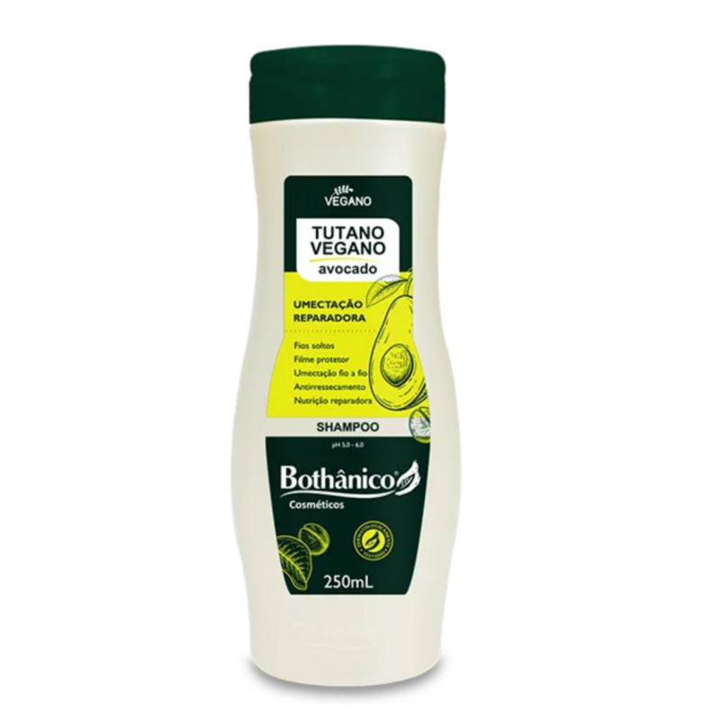 Shampoo Tutano Vegano - Avocado 250ml - Bothânico Cosméticos