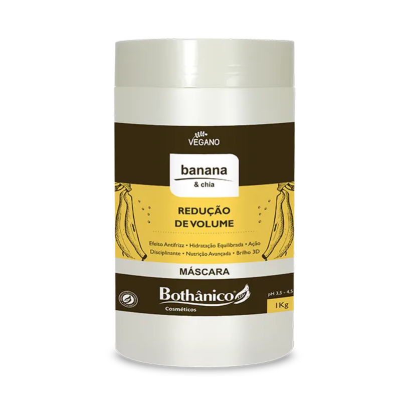 Máscara de Hidratação Banana & Chia 1kg - Bothânico Cosméticos