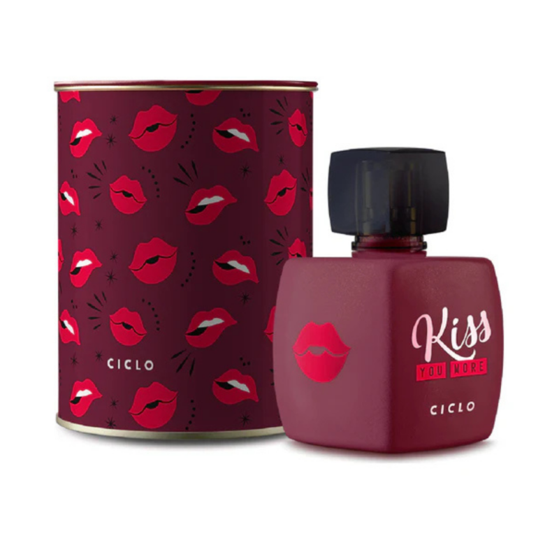 Deo Colônia Kiss You More Lata 100ml - Ciclo