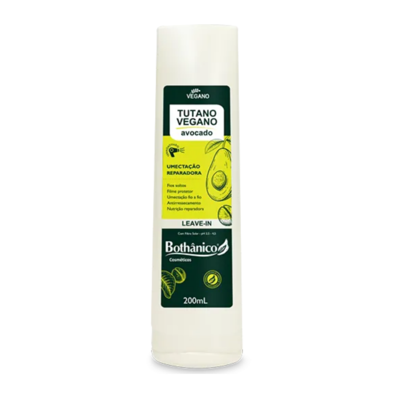 Leave-in Tutano Vegano - Avocado 200ml - Bothânico Cosméticos