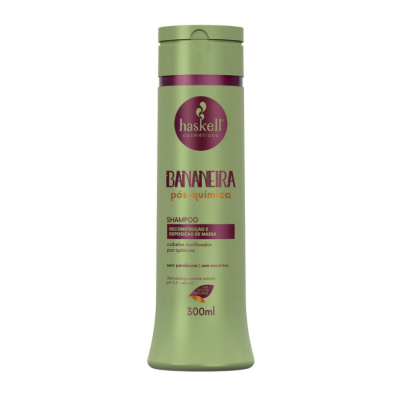 Shampoo Bananeira Pós-Química 300ml - Haskell