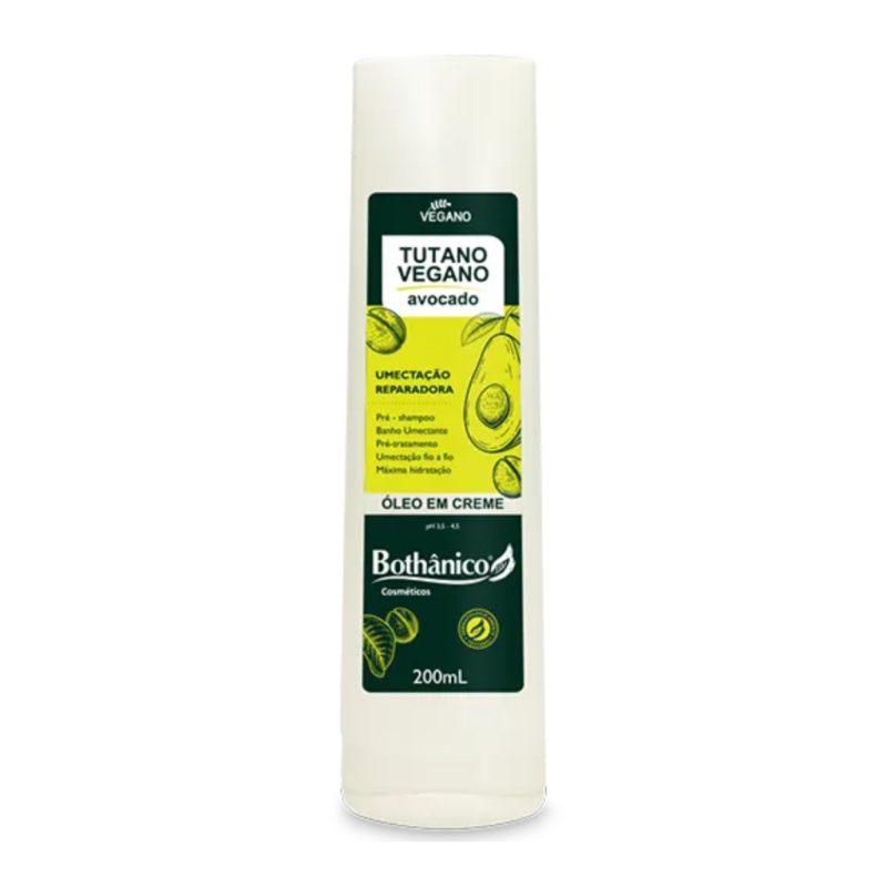 Óleo em Creme Tutano Vegano - Avocado 200ml - Bothânico Cosméticos